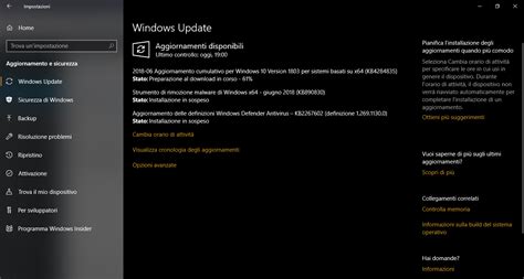 Windows Laggiornamento Cumulativo Di Giugno Kb In