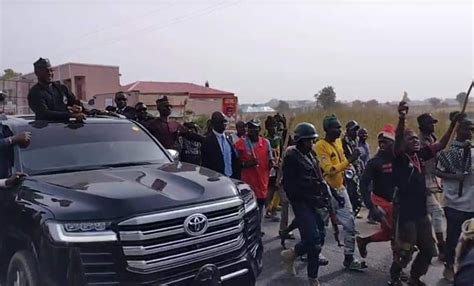 Gov Dauda Lawal Arrives Zamfara After Appeal Court S Verdict AIT LIVE