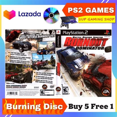 Kaset Dvd Game Ps Burnout Dominator Lazada Indonesia