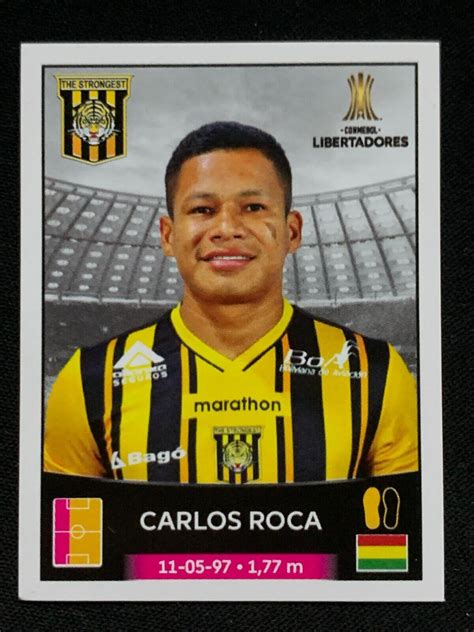 Panini Conmebol Copa Libertadores Sticker Carlos Roca T S