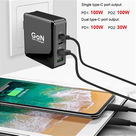 4port 166w Gan Energy Adapter 100w Usb C Pd3 0 Pps And 18w Qc3 0 Qc4 0 Quick Charger For