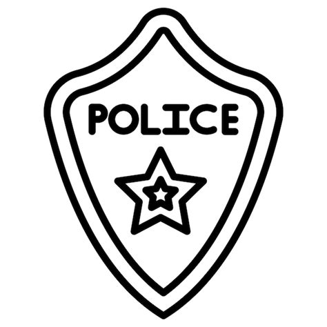 Premium Vector Police Badge Vector Illustration