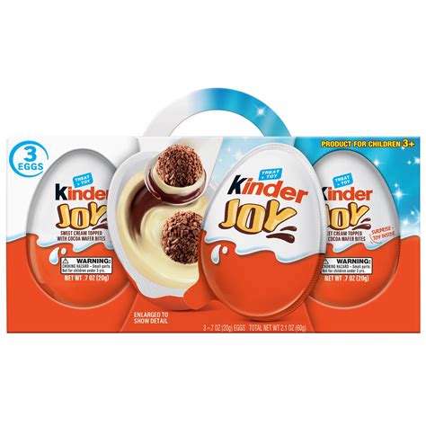 Kinder Joy Chocolate Surprise Egg 0 7oz 12pk