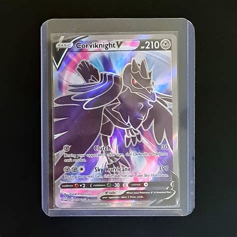 Corviknight V Full Art Pokemon Battle Styles Card Hobbies And Toys