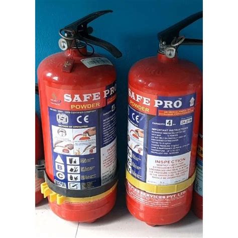 Safepro Mild Steel Safe Pro Fire Extinguisher Capacity 4kg At Rs 950 In Chennai