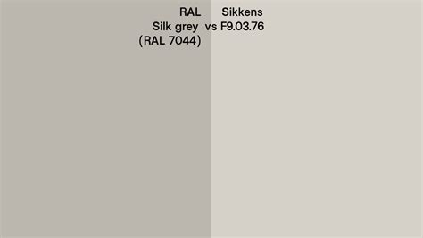 Ral Silk Grey Ral 7044 Vs Sikkens F9 03 76 Side By Side Comparison