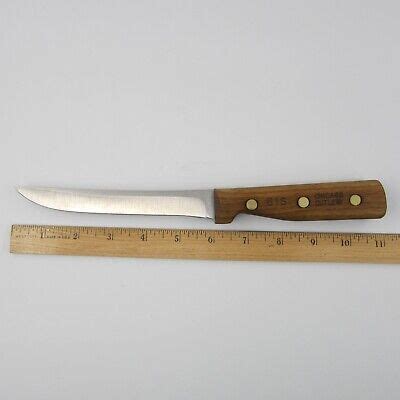 Vintage Chicago Cutlery 61S Boning Knife 6 Blade Light Brown Handle EBay