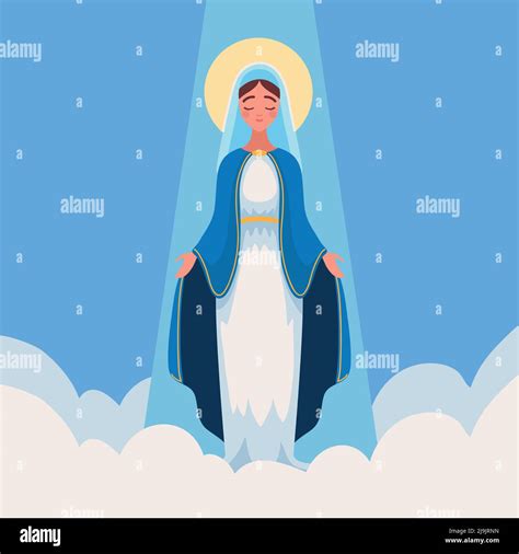 The Assumption Of Mary Stock Vector Image And Art Alamy