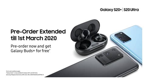 Samsung Galaxy S20 Series Preorders Now Extended To 1st March 2020 With