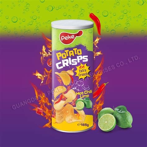 Peke Chili Lime Potato Chips Takis Flavors Hot Fireflamin Hot