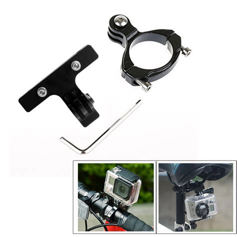 Gopro Accessories Bike Handlebar Aluminum Alloy Bicycle Seat Saddle Rail Mount For Gopro Hero3 3