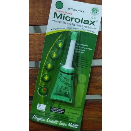 Jual Microlax Gel 5 ML Mempelancar Susah BAB Shopee Indonesia