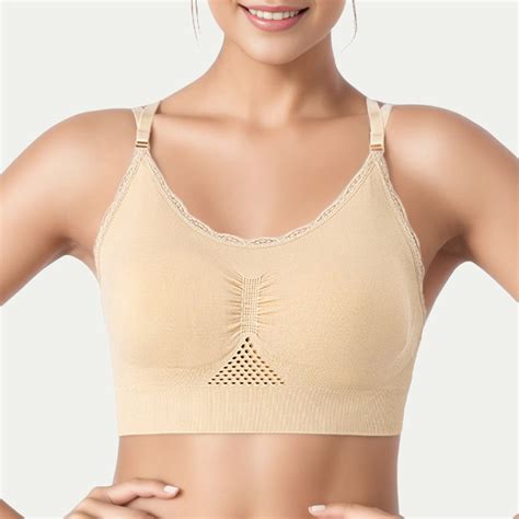 Akiihool Everyday Bras Plus Size Womens Benefits Underarm Smoothing