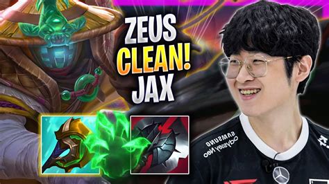 ZEUS IS SO CLEAN WITH JAX T1 Zeus Plays Jax TOP Vs K Sante Season