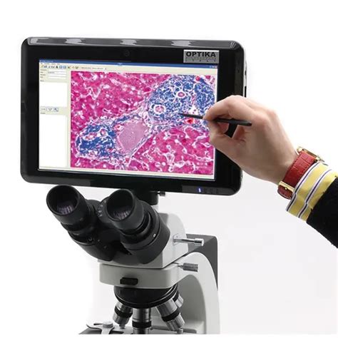 Tablette Pc Avec Cam Ra Pour Microscope Trinoculaire Tb W