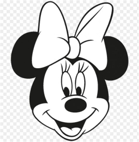 Mickey Mouse Face Black And White Collection Minnie Blanco Y Negro