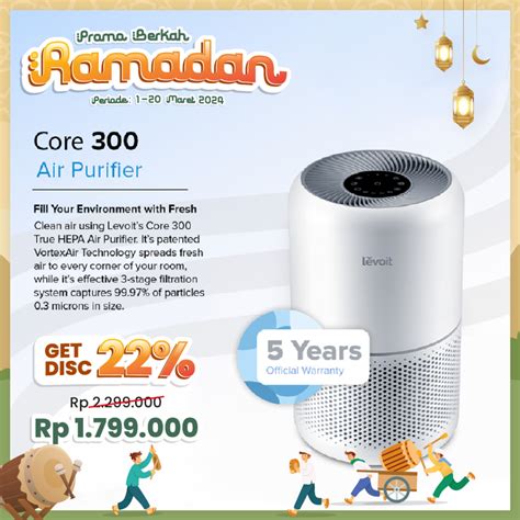 Jual Levoit Air Purifier Core True Hepa Original Filter H