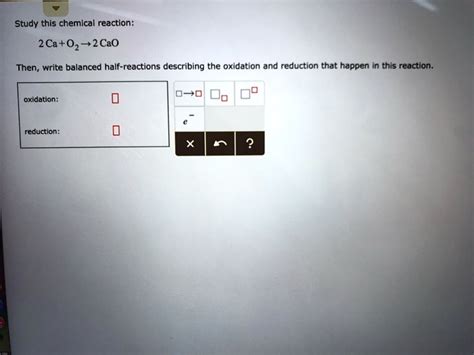 Solved Study This Chemical Reactlon Ca Cao Then Write