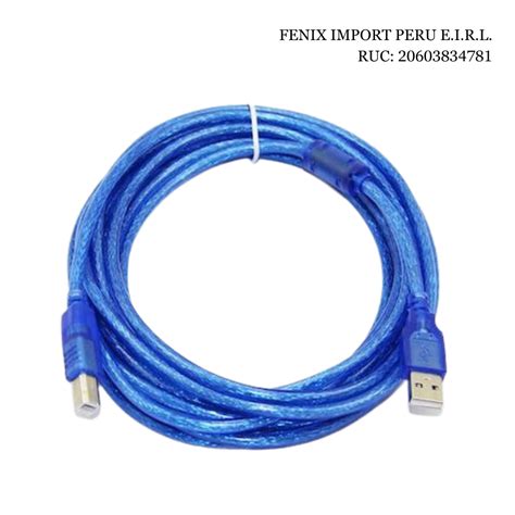 Cable Para Impresora Usb 2 0 10M Lcs 100D Fenix Import Peru