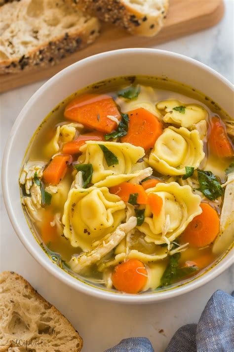 Easy Chicken Tortellini Soup Video The Recipe Rebel