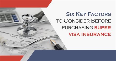 6 Factors To Consider Before You Buy Super Visa Insurance