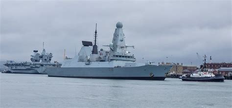 Steve A Wenham On Twitter HMS Defender Heading Out This Morning