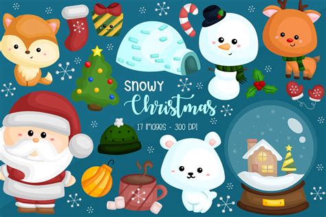 Cute Santa Claus Clipart D Illustration Graphic By Fonshopdesign