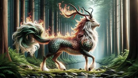 Kirin Mythical Creature Symbolizing Good Fortune