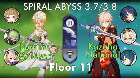 Spiral Abyss Floor Lumine Quicken And Kazuha National