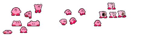 Pixilart - My Kirby sprites by Jiyan