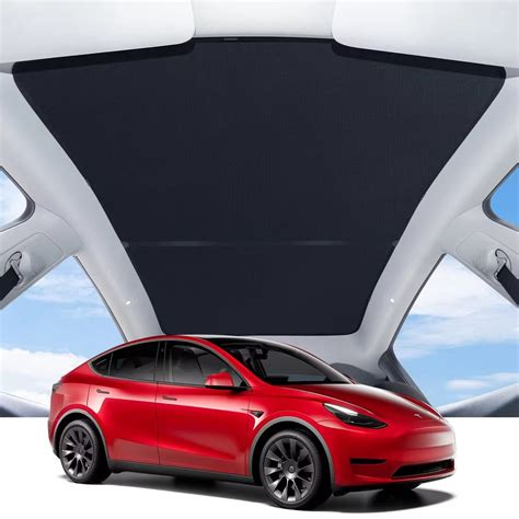 Custom Pcs For Tesla Model Y Glass Roof Sunshade Sunroof Heat