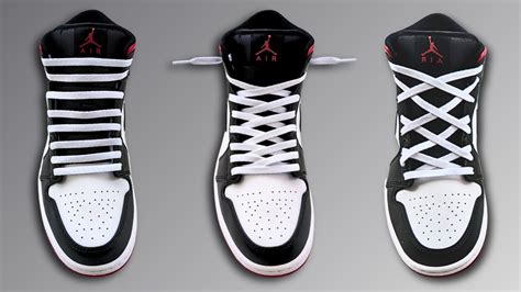 Cool Ways To Lace Jordan Mids Cool Lacing Styles Youtube