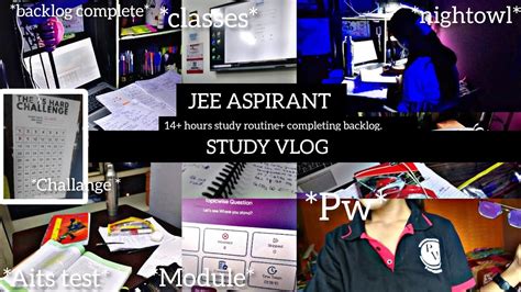 Preparing For JEE STUDY VLOG Study Vlog Jee Aspirant PHYSICS WALLAH