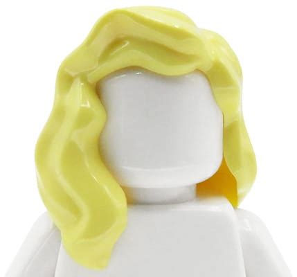 Lego Minifigure Hair Female Blonde Long And Wavy Extra Extra Bricks