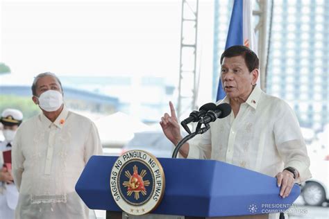 President Rodrigo Roa Duterte Delivers His Speech During The