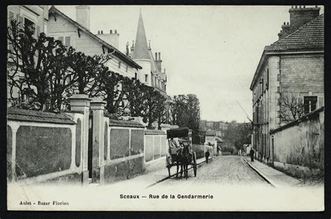 Sceaux Rue De La Gendarmerie Carte Postale Ancienne Et Vue D Hier