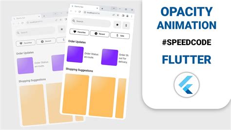 Opacity Animation Flutter Tutorial Animatedopacity Widget Fade In