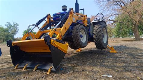 Bull Tractor Operated Agri Bull Backhoe Loader Hp Feet At Rs