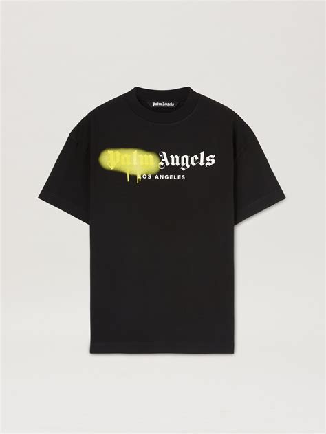 Los Angeles Sprayed T Shirt In Black Palm Angels Official