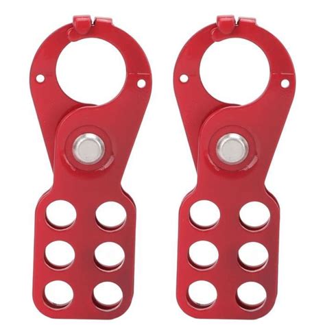 Yosoo Moraillon De Verrouillage Trous Lockout Tagout Safety Hasp Lock