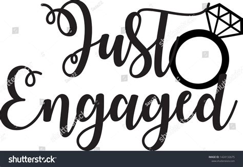 6026 Just Engaged Stock Vectors Images And Vector Art Shutterstock