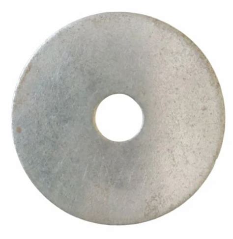 Polished 6 Mm Mild Steel Plain Washer For Automobile Industry Round