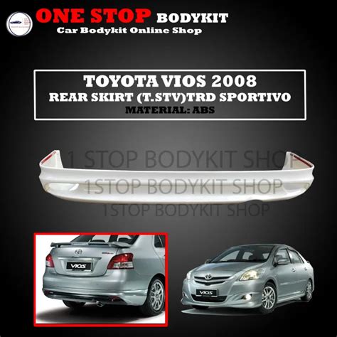 TOYOTA VIOS 2009 REAR SKIRT T STV ABS SKIRT LIP BODYKIT Lazada