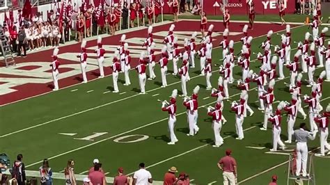 University Of Alabama Million Dollar Band Performing “tusk” Youtube