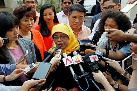 Mengenal Halimah Yacob Presiden Muslimah Pertama Singapura Riauone