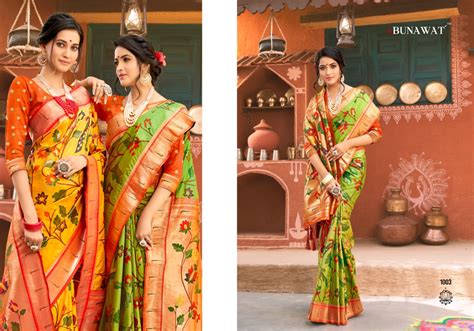 Bunawat Pragya Paithani Silk Wedding Designer Saree