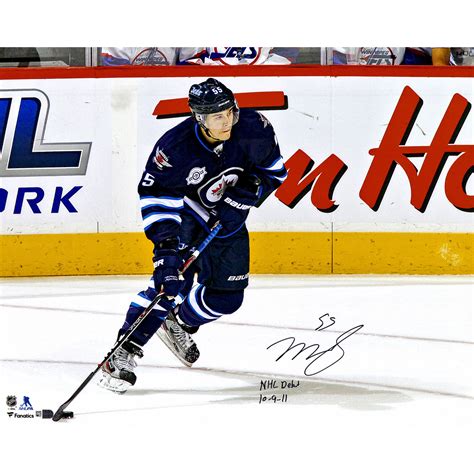 Mark Scheifele Winnipeg Jets Fanatics Authentic Autographed 16 X 20