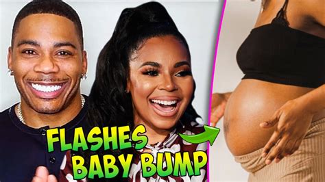 Ashanti Flashes Her Massive Baby Bump As She Party With Her Boyfriend