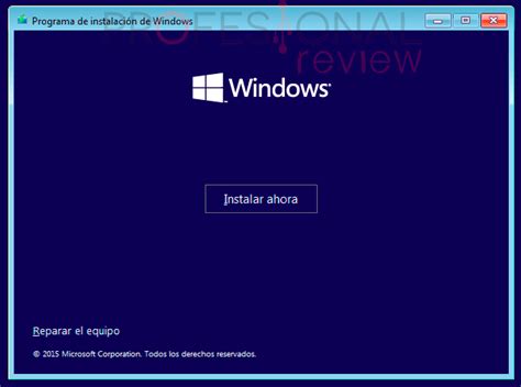 Instalar Windows 10