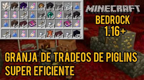 C Mo Hacer Una Granja De Tradeos De Piglins Para Minecraft Bedrock